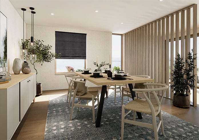 Sunningdale, Granite - Roman Blind - Image 7